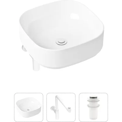 Накладная раковина для ванной Lavinia Boho Bathroom Sink Slim в комплекте 3 в 1 21520269