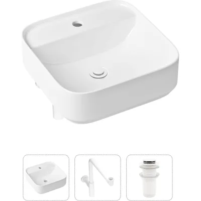 Накладная раковина для ванной Lavinia Boho Bathroom Sink Slim в комплекте 3 в 1 21520323