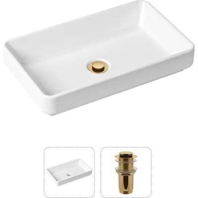 Накладная раковина для ванной Lavinia Boho Bathroom Sink Slim в комплекте 2 в 1 21520812