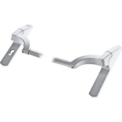 Механизм антипаник бара Doorlock PD800FR-BAR PZ72mm, RAL9006 серебристый, огнестойкий, без внешней ручки 75420