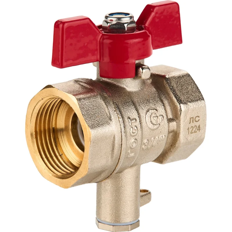 Шаровый кран SANEXT ГОСТ, PN40, для термодатчика Ду 20, ВР 3/4" 5906