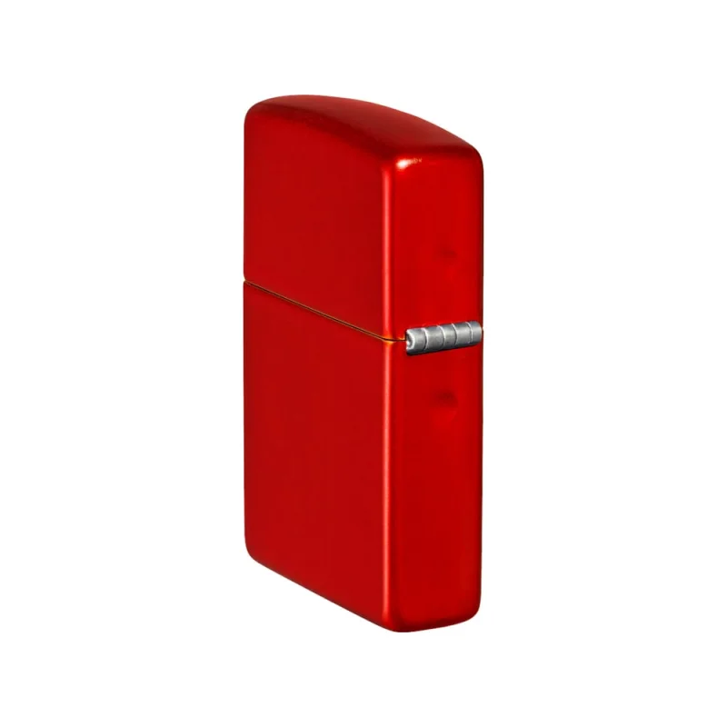 Зажигалка Zippo Classic с покрытием Metallic Red, латунь/сталь, красная, матовая, 38x13x57 мм 49475
