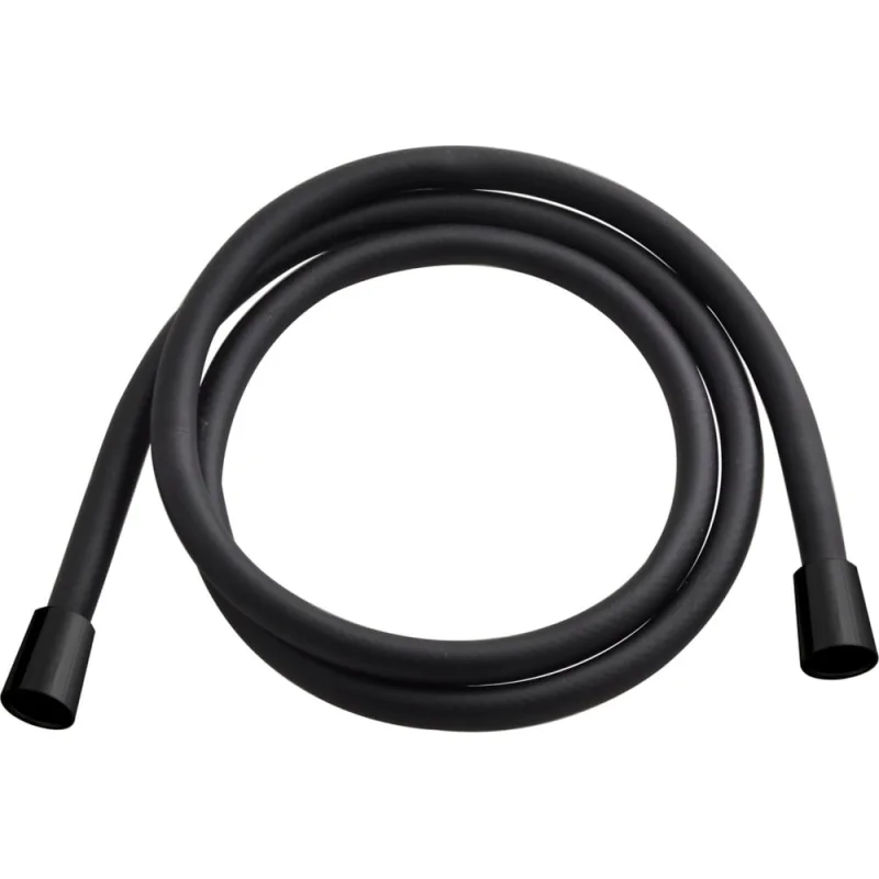 Душевой шланг Aquanet PVC 150 см с защитой от перекручивания, черный матовый 00261834