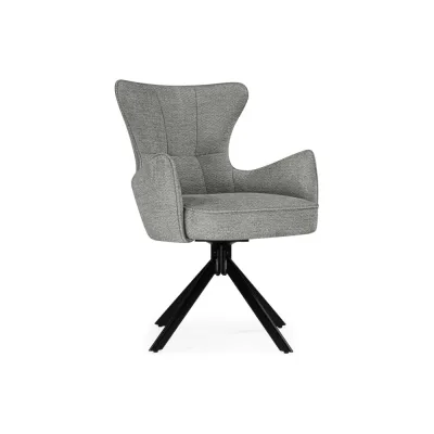 Стул на металлокаркасе Woodville Atlanta gray/black 15832