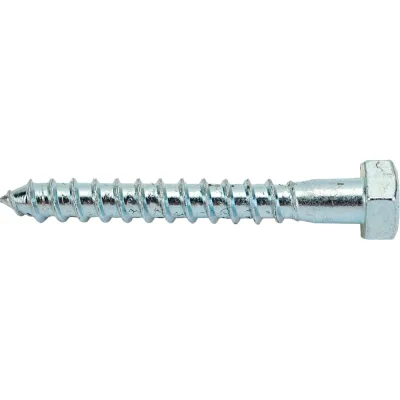 Шестигранный шуруп STARFIX 8x60 мм, цинк, DIN 571, 100 шт. SMC3-61731-100