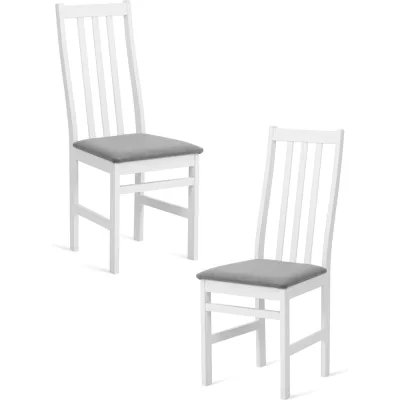Стул Tetchair 2 шт SWEDEN NEW, Многослойный березовый шпон, 41x40x99 см, white/велюр темно-серый 21624