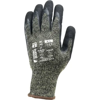Перчатки COVERGUARD EUROHEAT CUT F (КОВЕРГАРД ЕВРОHЕАТ CУТ Ф) серые 5450564068117