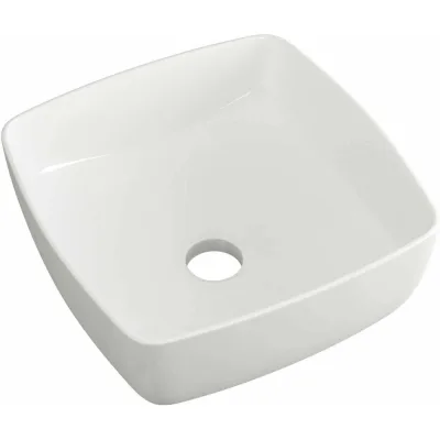 Раковина чаша накладная Bauedge BAU Spectrum 42.5х42.5, белая JIE0017