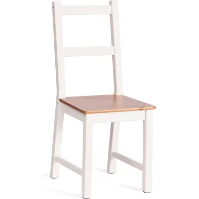 Комплект стульев Tetchair Соната 2 шт, массив сосны, 41x50x95 см, антик/белый 24777