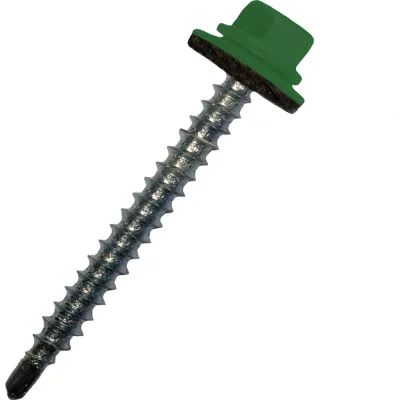 Кровельный саморез Daxmer 4,8х50 RAL 6002 сверло №1, 150 шт 00000304041