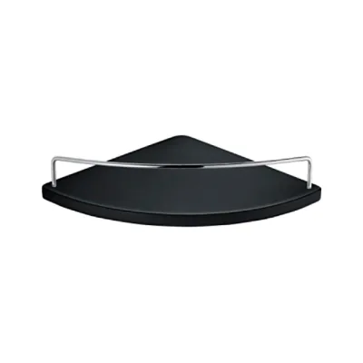 Полка угловая Ledeme 250x250 мм. чёрный L364B