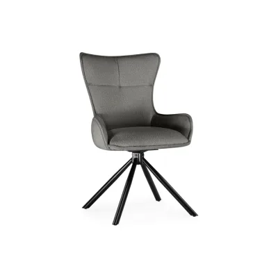 Стул на металлокаркасе Woodville Chicago light gray/black legs KD 15830