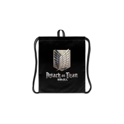 Мешок для сменной обуви Hatber Атака Титанов 41x49 см, с петлей для подвеса, в индив.упак. Выпуск №1, 12шт. в упаковке 082999