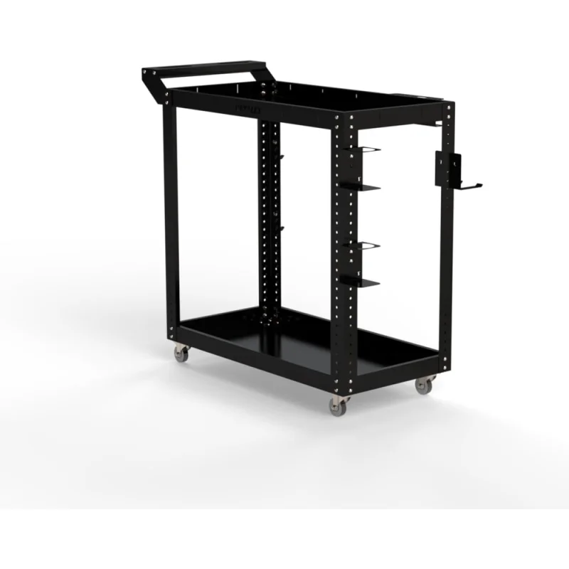 Тележка инструментальная ООО Металекс Тип 1 700x350x800 2-е полки (черный) / 118025