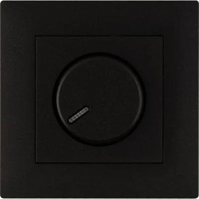 Диммер MAKEL СП 600Вт KAREA RIZZ IP20 черн. 88054011