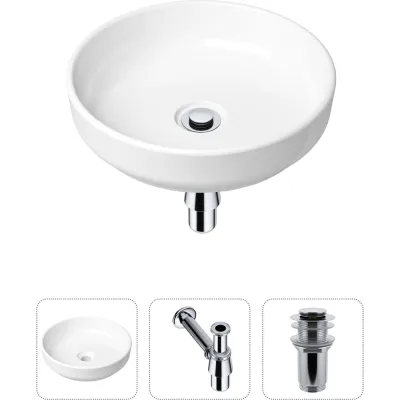 Накладная раковина для ванной Lavinia Boho Bathroom Sink Slim в комплекте 3 в 1 21520165