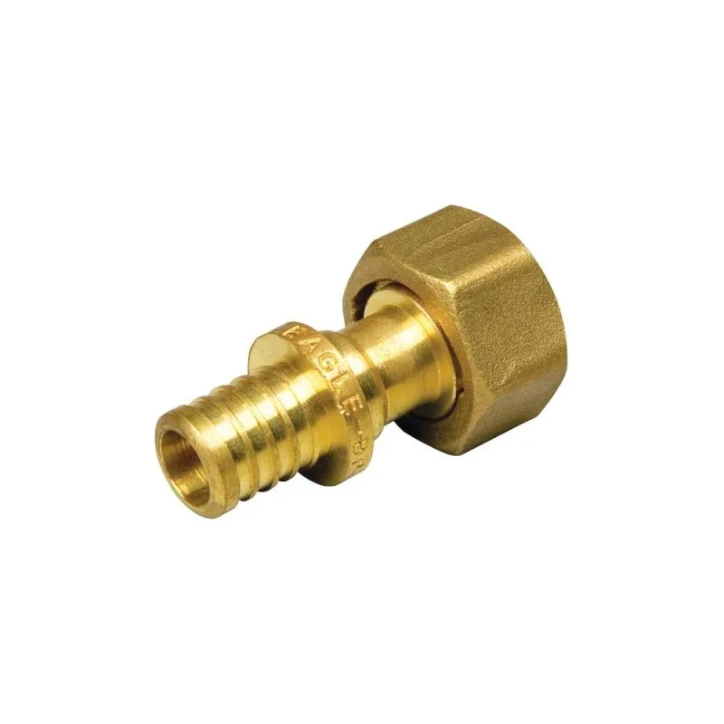 Пресс соединитель BYR PEX прямой с накидной гайкой 1/2" х 16 (2.2) 5210