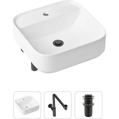 Накладная раковина для ванной Lavinia Boho Bathroom Sink Slim в комплекте 3 в 1 21520317