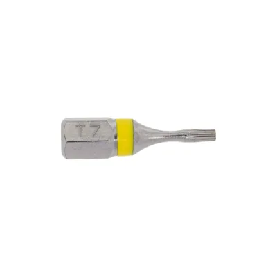 Бита с профилем TORX, шестилучевая звезда TX7, длина 25 мм, хвостовик С6.3 мм, торсионная MTE 26143107