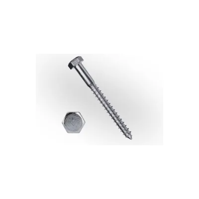 Болт сантехнический ЖЕСТЬ DIN 571, 6x30 мм, 60 шт., контейнер 280 мл УТ-00010378