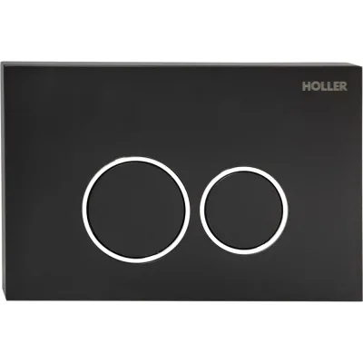 Клавиша смыва HOLLER MBRC, черный матовый, 162х240х16, 322039
