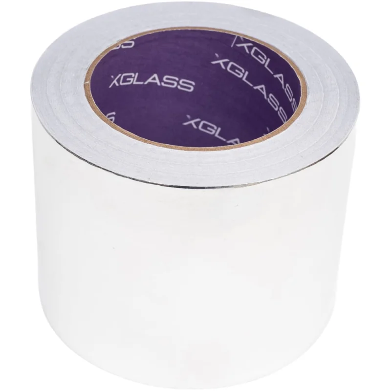Лента клейкая XGLASS алюминиевая 100мм х 50м 160616