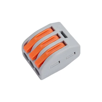 Строительно-монтажная клемма TOKOV ELECTRIC pct-213 с рычагом 3 отверстия (блист.10шт) TKE-PCT-213/BL10