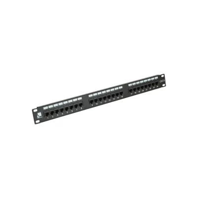 Патч-панель LANMASTER 24 порта с индикаторами, UTP, категория 6, 1U LAN-PPi24U6