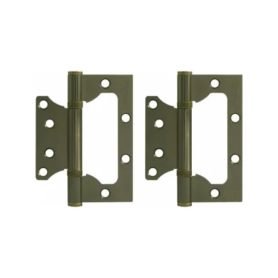 Петля НОРА-М накл. ун. 800-4" FHP-ЕСО AB бронз.покр. без колп. 100х75х2,5 15527