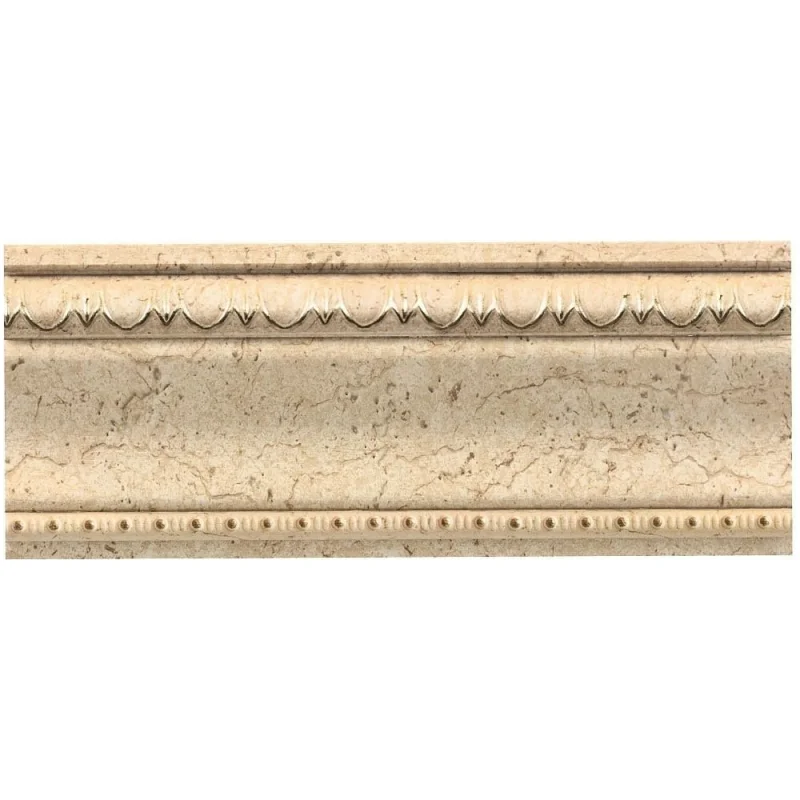 Потолочный плинтус Cosca Decor интерьерный багет, 90 мм, мрамор СПБ057596
