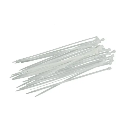 Хомуты Toolberg 4.5x300 мм, пластиковые, белые, 100 шт. 3900012 ЛА-00002414