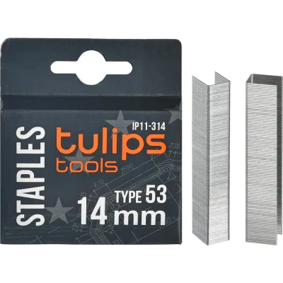 Скобы тип 53 (1000 шт; 14 мм) для степлера Tulips tools IP11-314