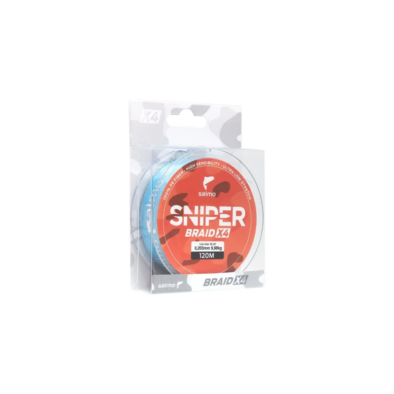 ΠΠ»Π΅ΡΠ΅Π½Π°Ρ Π»Π΅ΡΠΊΠ° SALMO Sniper BRAID Blue 091/020 4927-020