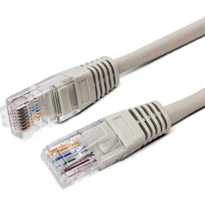 Кабель патч-корд U/UTP 6 кат. 1м FL-U6-C-LSZH-1M 26AWG(7x0.16 мм), чистая медь, LSZH, серый Filum 00-01106490