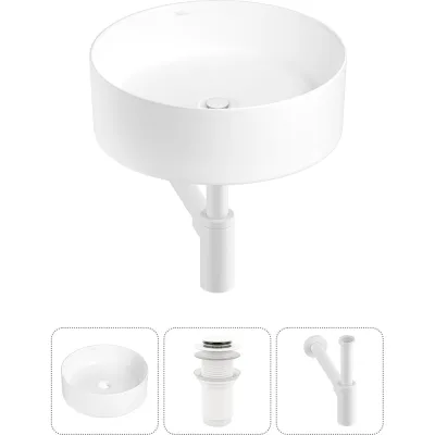 Набор Wellsee 3 в 1 Belle Spa накладная раковина 38x38 см 20212148R