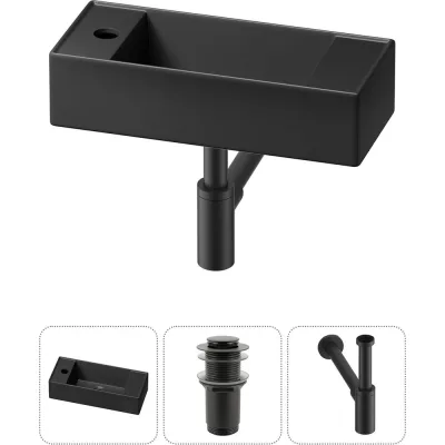 Комплект Wellsee 3 в 1 Lavinia Boho Bathroom Sink накладная/подвесная раковина 43x18 см 20216293R