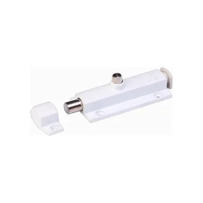 Защелка Mebax автомат, белая, большая, 85x30 00-00002685