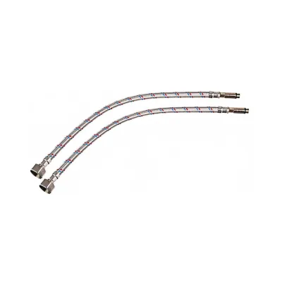 Подводка гибкая для смесителя FRESSO Г1/2", М10, 40 см, 2 шт 573-235