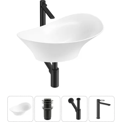 ΠΠΎΠΌΠΏΠ»Π΅ΠΊΡ Wellsee 4 Π² 1 Lavinia Boho Bathroom Sink Π½Π°ΠΊΠ»Π°Π΄Π½Π°Ρ ΡΠ°ΠΊΠΎΠ²ΠΈΠ½Π° 56x33 ΡΠΌ 20215357R