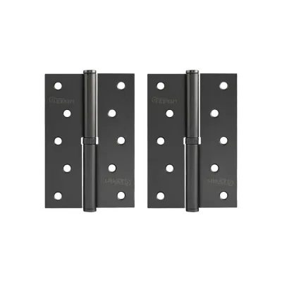 Врезные петли НОРА-М 750-5" ECO левые 120x80x2,5 графит, 2 шт. 18706