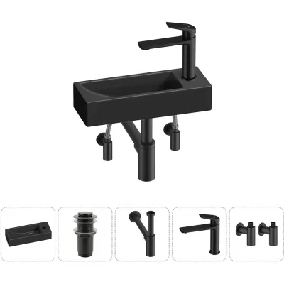 Комплект Wellsee 5 в 1 Lavinia Boho Bathroom Sink накладная/подвесная раковина 38x14 см 20215963R