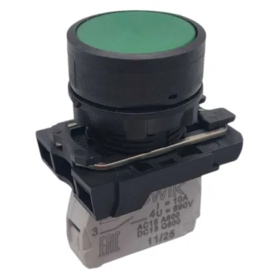 Выключатель Briswik КМЕ 4510м зеленый 1но+0нз Цилиндр IP54 aB-DB-4Ai-0311