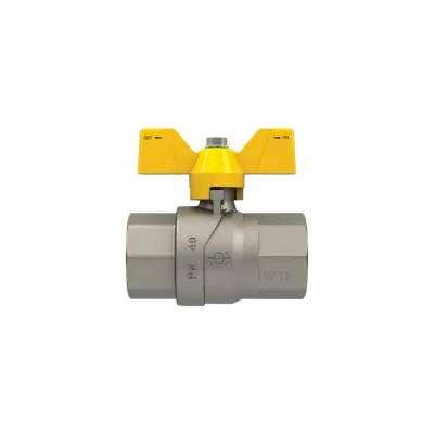 Кран шаровой для газа FIV 1 г/г, бабочка 8203R006