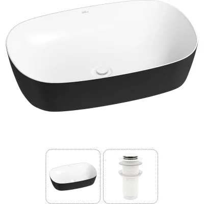 Набор Wellsee 2 в 1 Ground Breaking накладная раковина 50x39 см 20212367R