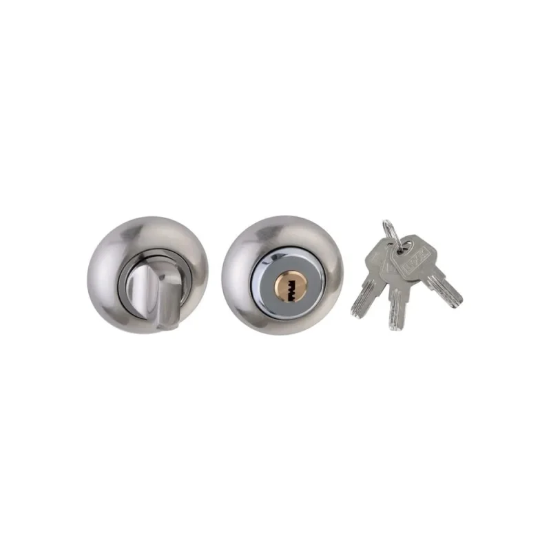 Завертка с ключом PALIDORE lock ol hh key, никель 98761368