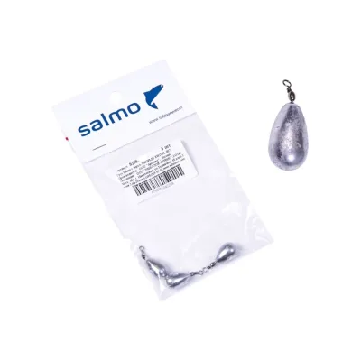 Груза с вертлюгом SALMO DROPLET SWIVEL 004г, 3шт SDS-004
