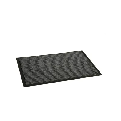 Влаговпитывающий ребристый коврик In'Loran 60x90 см. СТАНДАРТ серый, 10-694