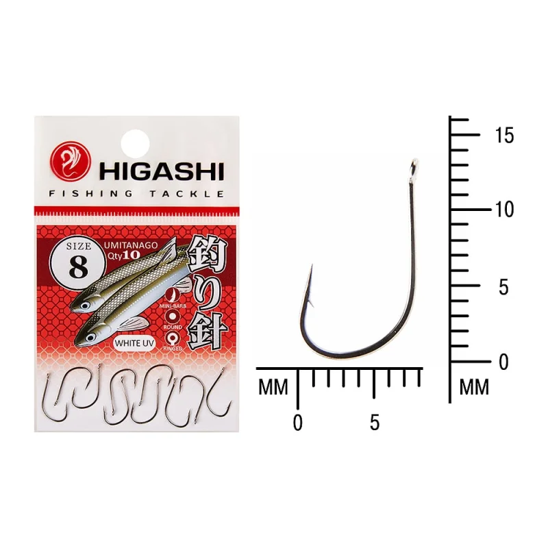 ΠΡΡΡΠΎΠΊ HIGASHI Umitanago ringed #8 White UV 01356