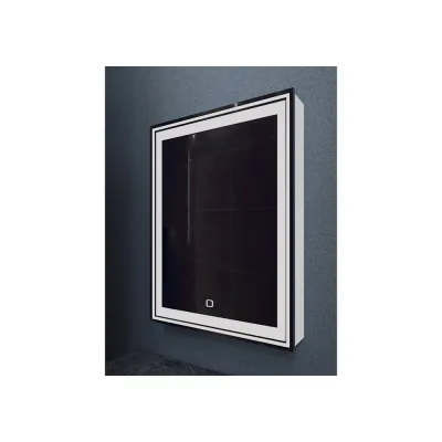 Зеркало шкаф MIXLINE "Мелис" 600x800 ШВ, левый, сенсорный выключатель, светодиодная подсветка 547079