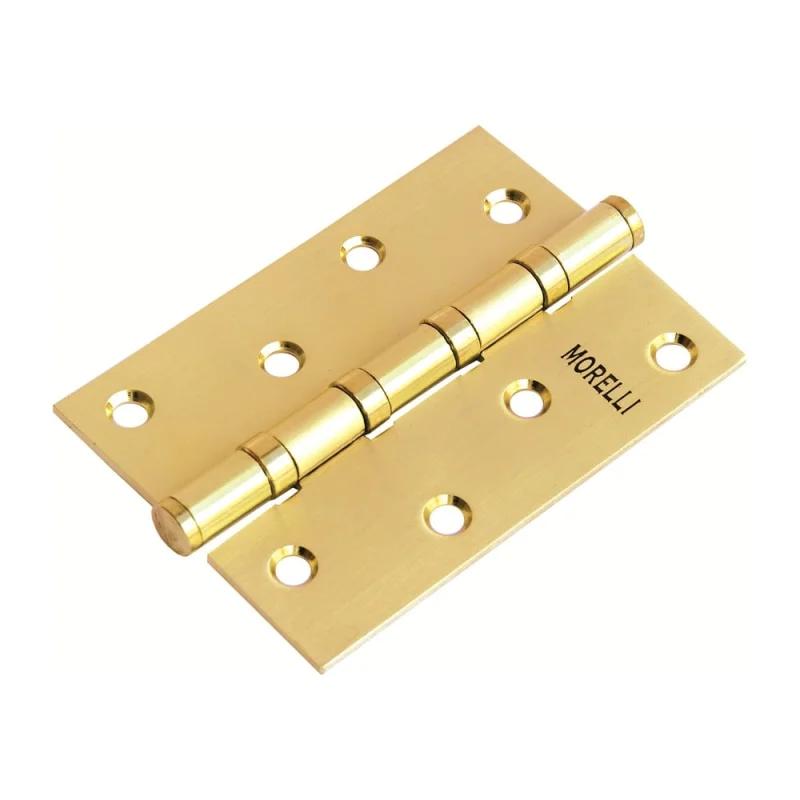 Петля стальная с подшипником MORELLI MSN 100x70x2.5-4BB SG, универсальная, матовое золото, 1 шт. 9015124